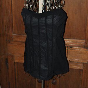 Strapless Black Top